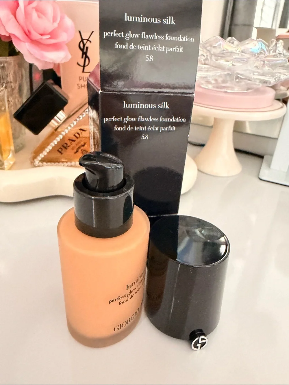 NEW Original formula Giorgio Armani Luminous Silk Foundation - Warm Beige (5.8)